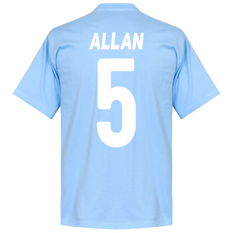 SSC Napoli Allan 5 Team Tee Himmel T-Shirt