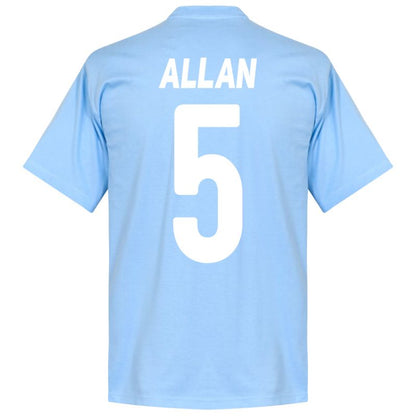 SSC Napoli Allan 5 Team Tee Himmel T-Shirt