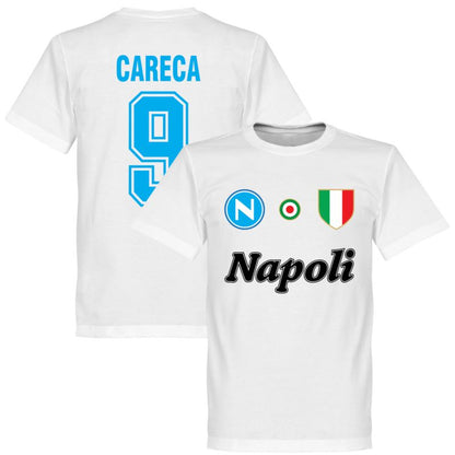 SSC Napoli Careca 9 Team Tee Weiß T-Shirt