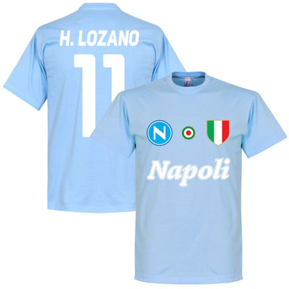 SSC Napoli H Lozano 11 Team Tee Himmel T-Shirt