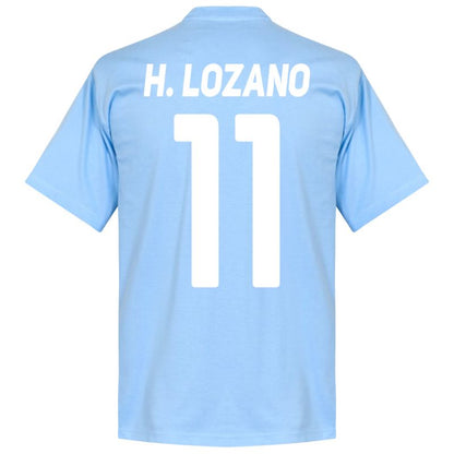 SSC Napoli H Lozano 11 Team Tee Himmel T-Shirt