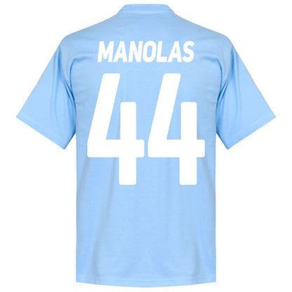 SSC Napoli Manolas 44 Team Tee Himmel T-Shirt