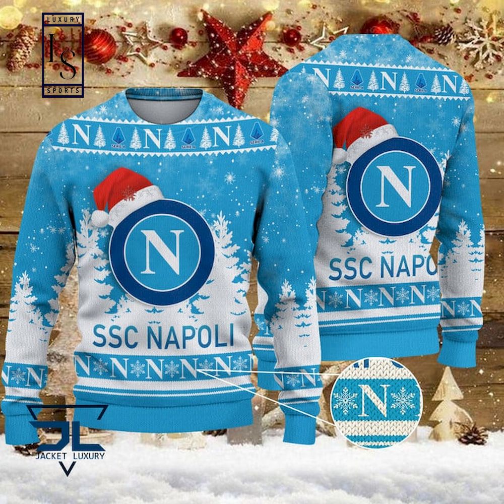 SSC Napoli Stan Hat Hässlich Weihnachtspullover