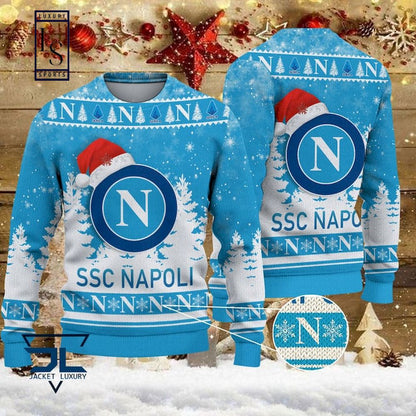SSC Napoli Stan Hat Hässlich Weihnachtspullover