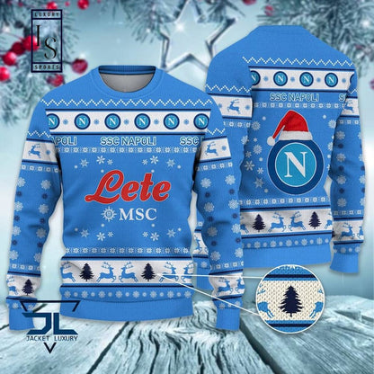 SSC Napoli Stan Hat Hässlich Weihnachtspullover V2