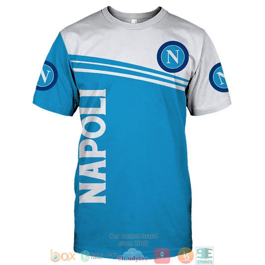 SSC Napoli Weiß Blau T-Shirt V12