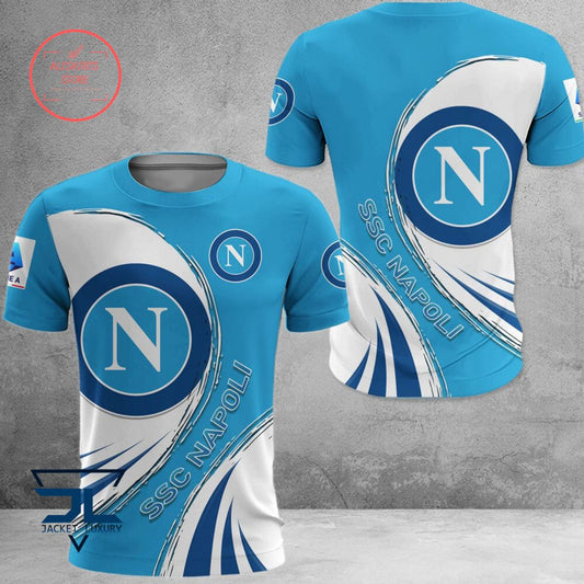 SSC Napoli Weiß Blau T-Shirt V13