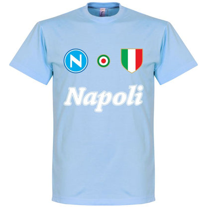 SSC Napoli Zielinski 20 Team Tee Himmel T-Shirt