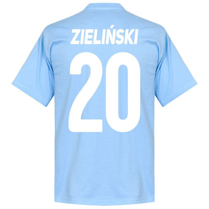 SSC Napoli Zielinski 20 Team Tee Himmel T-Shirt
