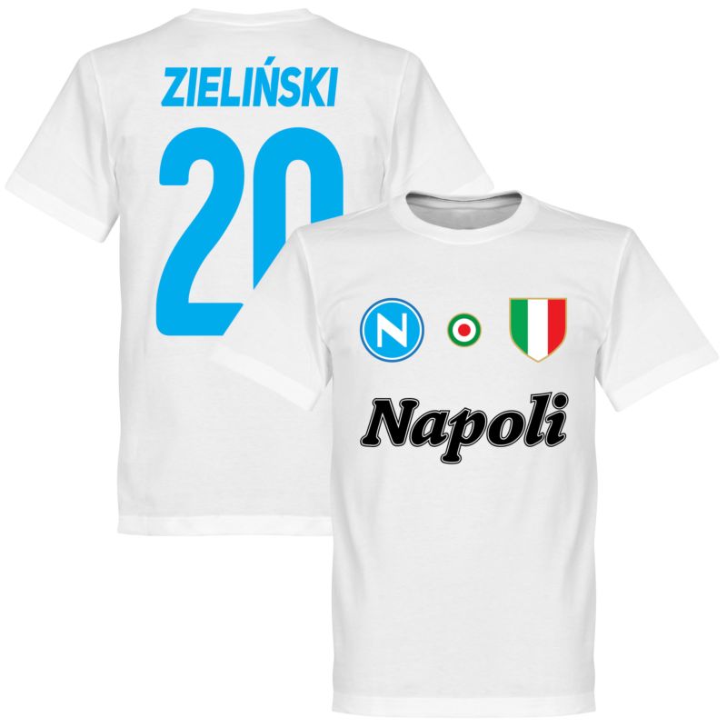 SSC Napoli Zielinski 20 Team Tee Weiß T-Shirt