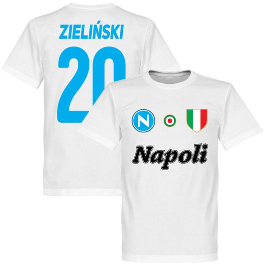 SSC Napoli Zielinski 20 Team Tee Weiß T-Shirt