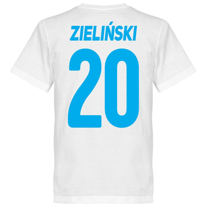 SSC Napoli Zielinski 20 Team Tee Weiß T-Shirt