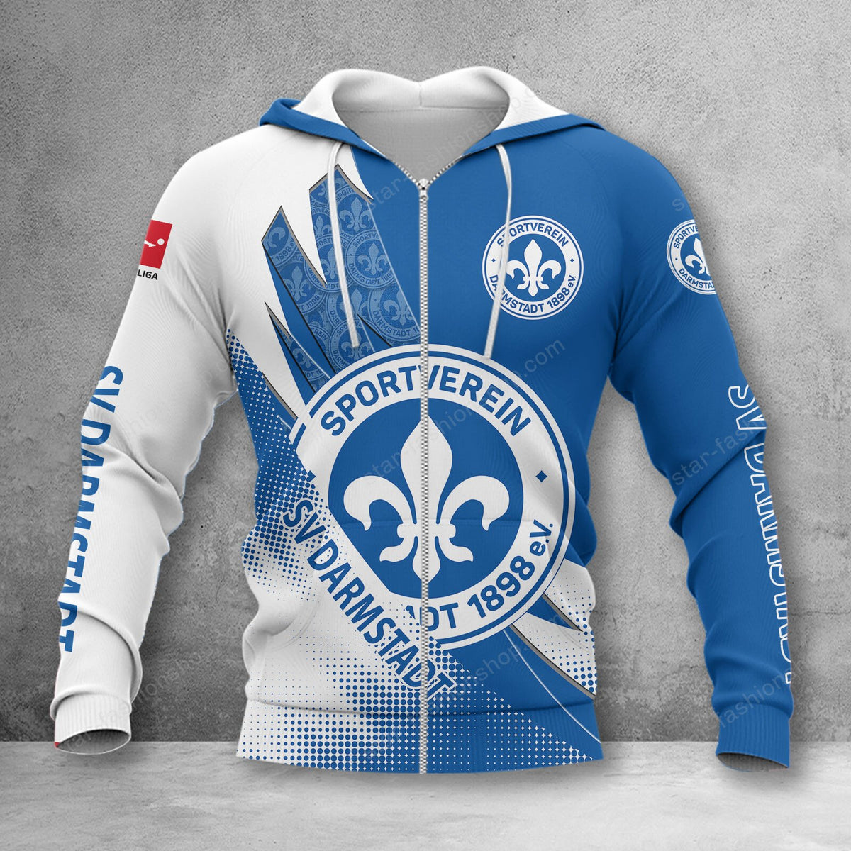 SV Darmstadt 98 Sonderausgabe Reißverschluss-Hoodie