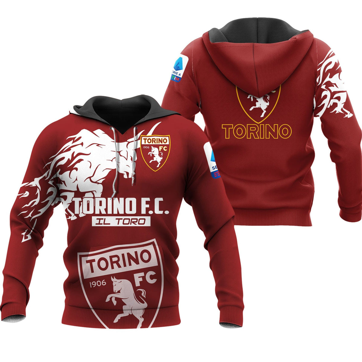 Torino FC Rot Kapuzenpullover
