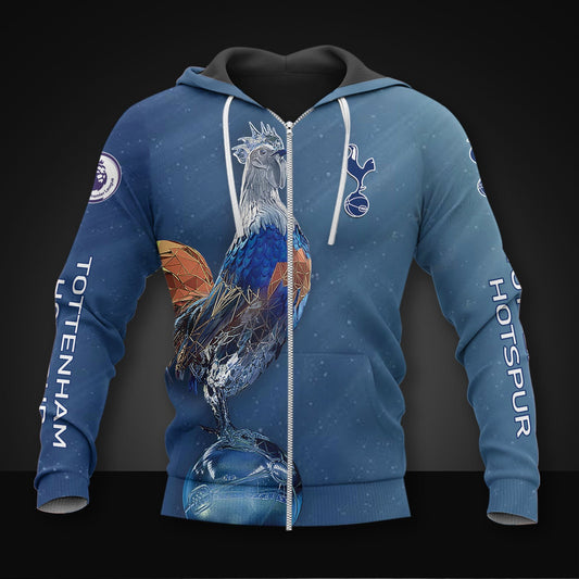 Tottenham Hotspur FC Marine Reißverschluss-Hoodie