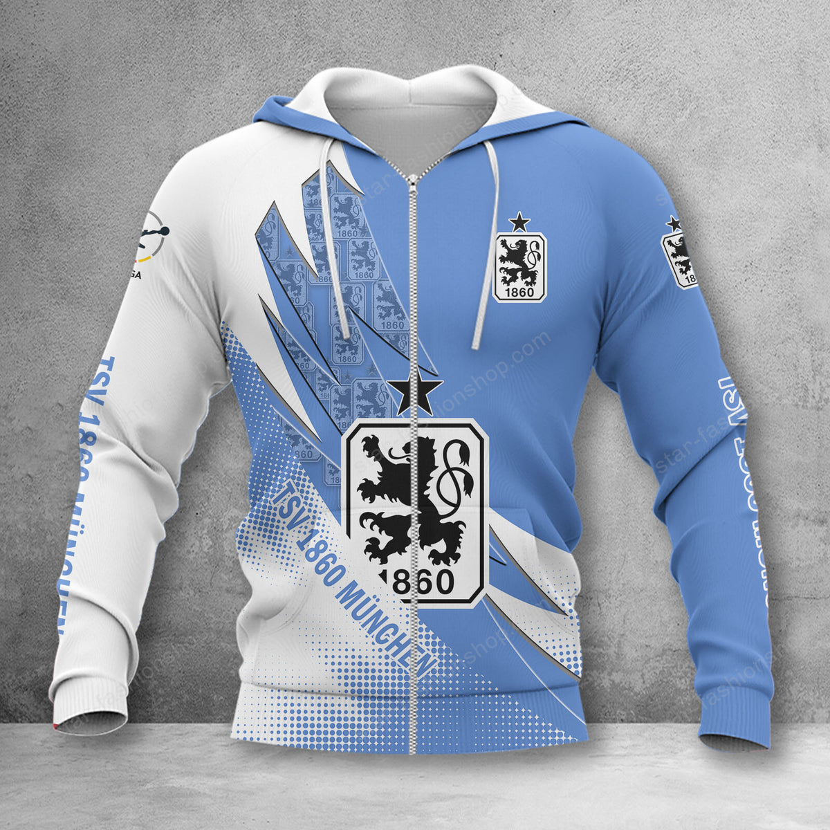 TSV 1860 München Sonderausgabe Reißverschluss-Hoodie