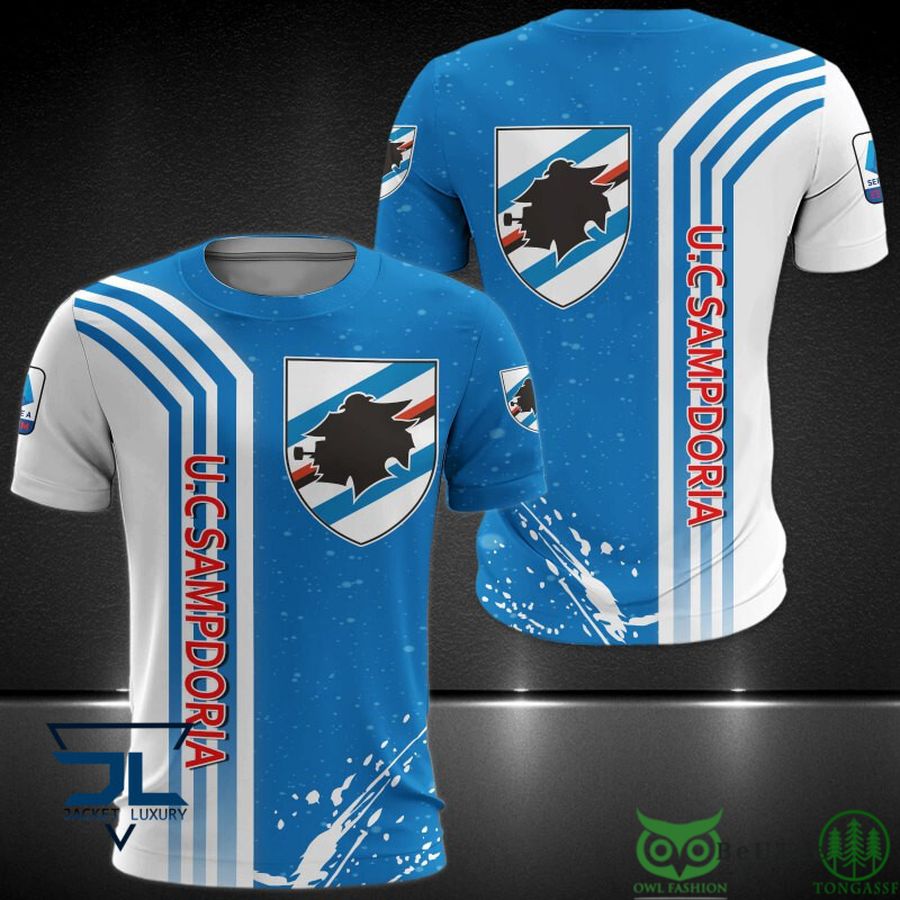 UC Sampdoria Blau Weiß T-Shirt V1