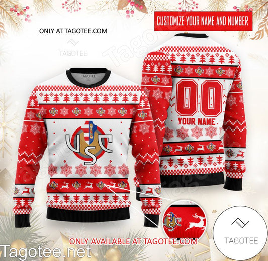 US Cremonese Individueller Name Nummer Hässlich Weihnachtspullover