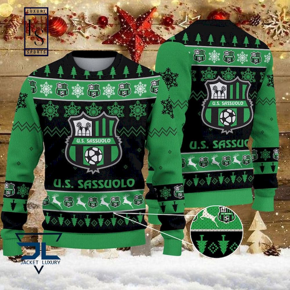 US Sassuolo Calcio Hässlich Weihnachtspullover