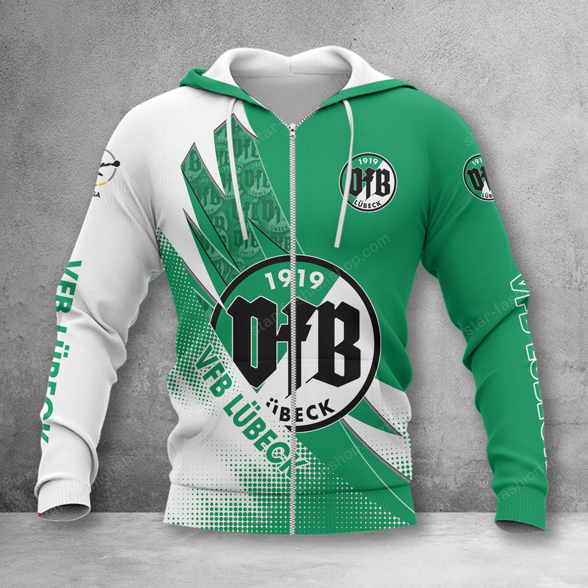VfB Lübeck Sonderausgabe Reißverschluss-Hoodie