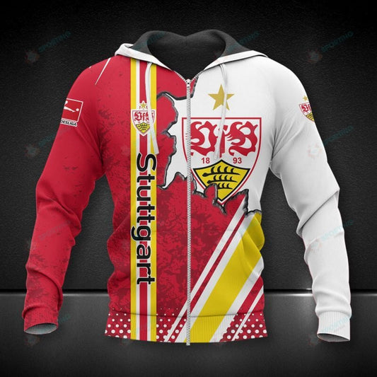 VfB Stuttgart Spezieller Auflage Reißverschluss-Hoodie
