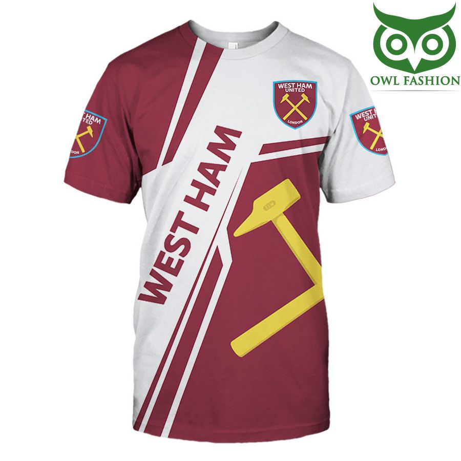 West Ham United FC Logo Auflage T-Shirt