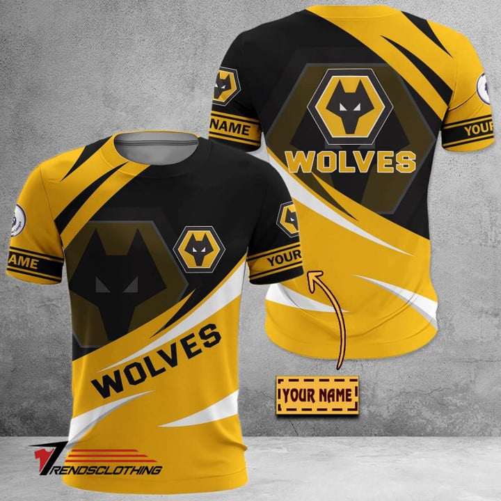 Wolverhampton Wanderers FC Individueller Name Logo T-Shirt